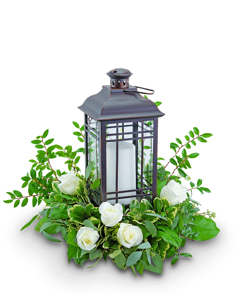 Signature Rustic Rose Lantern