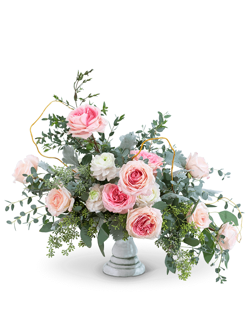 Pink Chiffon Compote