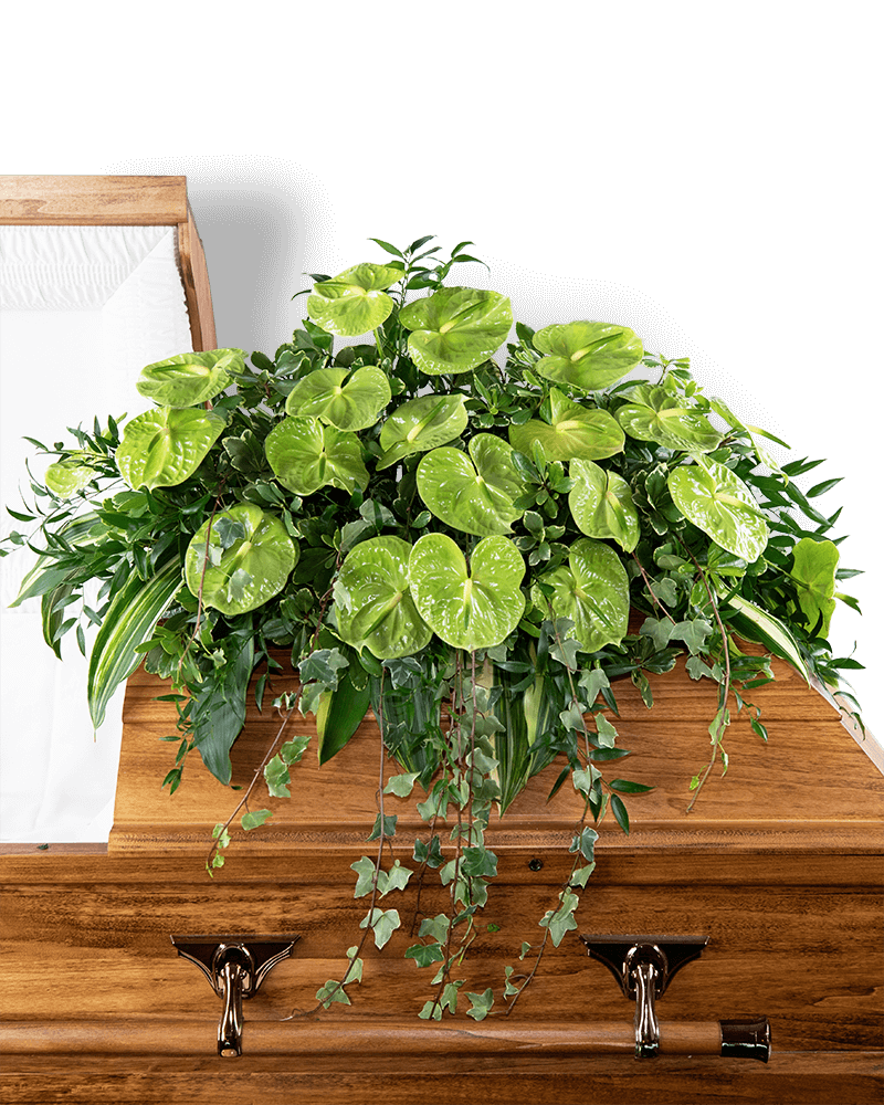 Tropical Haven Casket Spray