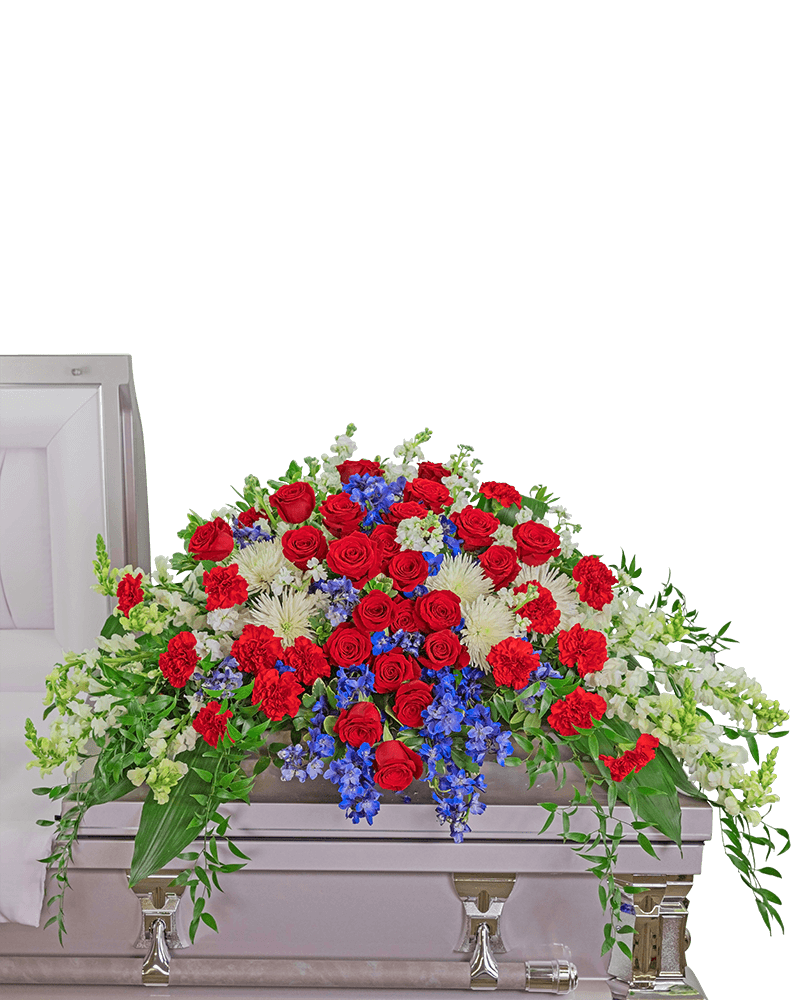 Valiant Honor Casket Spray