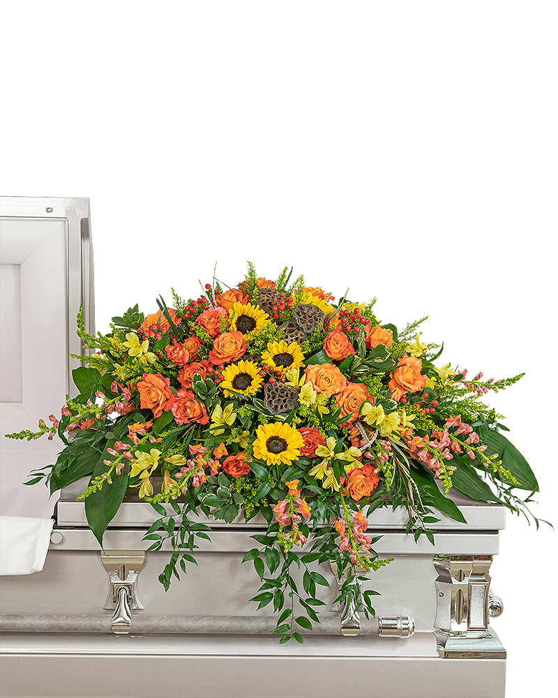 Sunset Reflections Casket Spray