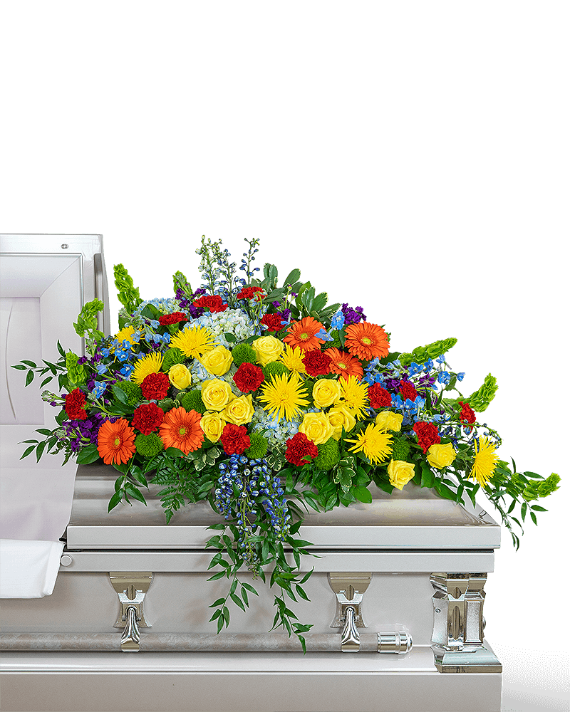 Vibrant Life Casket Spray