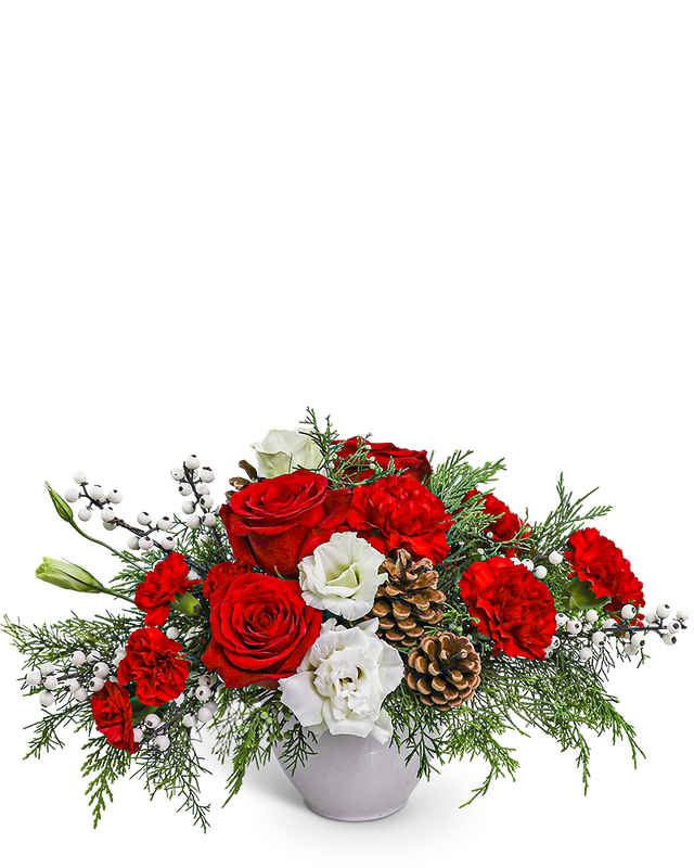 Snowberry Holiday Centerpiece