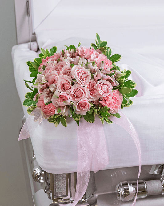 Singing with Angels Casket Nosegay