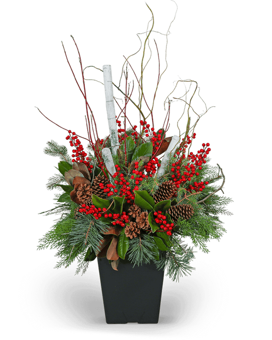 Winter Porch Pot