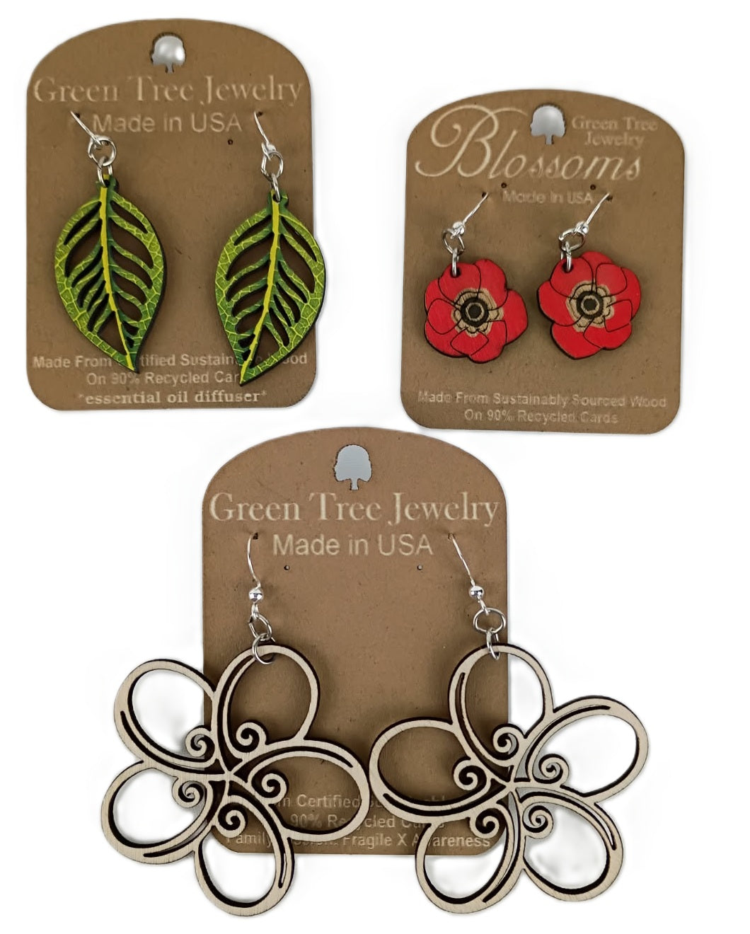 Wooden Earrings